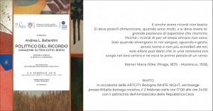 Andrea L. Ballardini vystavuje v Bologni (IT)